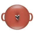 thumbnail image 5 of Ayesha Curry Enameled Cast Iron Dutch Oven with Lid, 6 Quart, Redwood, 5 of 8