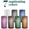 thumbnail image 4 of SHIQI-Ribbed Flower Vase with Rounded Bottom - Honey Hand-Blown Glass Vases for Flowers, Fluted & Ribbed Design - Elegant Ribbed Vase for Flowers, Premium Honey Glass Vase for Decoration, 4 of 4