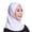 White, variant on Hot Summer Trendy Embroidered Baseball Cap LSONABXA Boho Sun Visor Hat for Summer Turban Head Warps for Women Baseball Headcover Outdoor Beach Hat Fast-Drying Muslim Headscarf