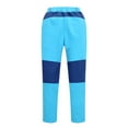 thumbnail image 4 of ATOGUTA Boys Ski Pants Warm Fleece Windproof Water Proof Outdoor Hiking Ski Pants Size 5T-15, Light Blue, 4 of 6