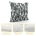 thumbnail image 4 of JRXY Black &amp; White Cactus Super Soft Home Office Decor Throw Pillow Case Cushion Cover for Couch Sofa Bed Chair (Black Cactus) White, 4 of 5
