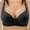 Black, variant on Jwputqe Bras for Women Everyday Full Coverage Bra Wirefree Underwear Gray XL