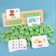 thumbnail image 2 of Juego de palabras Montessori Spell, juguetes de madera, aprendizaje temprano, letras, alfabeto, rompecabezas Verde, 2 of 8