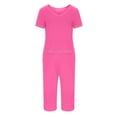 thumbnail image 4 of TAGOLD Womens Two Piece Outfits Sets,Women's Summer Suit Fashion Short Solid Color Casual Two Piece Suit, 4 of 5