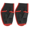 thumbnail image 6 of Drill Pouch, Portable Tool Holster Electric Drill Tool Belt Bag Wear Resistance For Tools For Drill Bits Red, 6 of 8