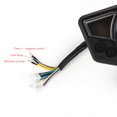 thumbnail image 2 of Velocímetro de motocicleta Tacómetro electrónico LCD Velocímetro digital Odómetro 12V 14000RPM Carevas Velocímetro, 2 of 7