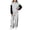 Gray, variant on StSilkitty Boys Girls 2 Piece Outfits Sets Zip up Long Sleeve Stand Collar Sweatshirt and Sweatpants Set Fall Winter Tracksuit Set