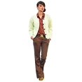 thumbnail image 2 of Aran Woollen Mills Ladies Large Irish Cable Wool Cardigan (Medium, Natural), 2 of 4