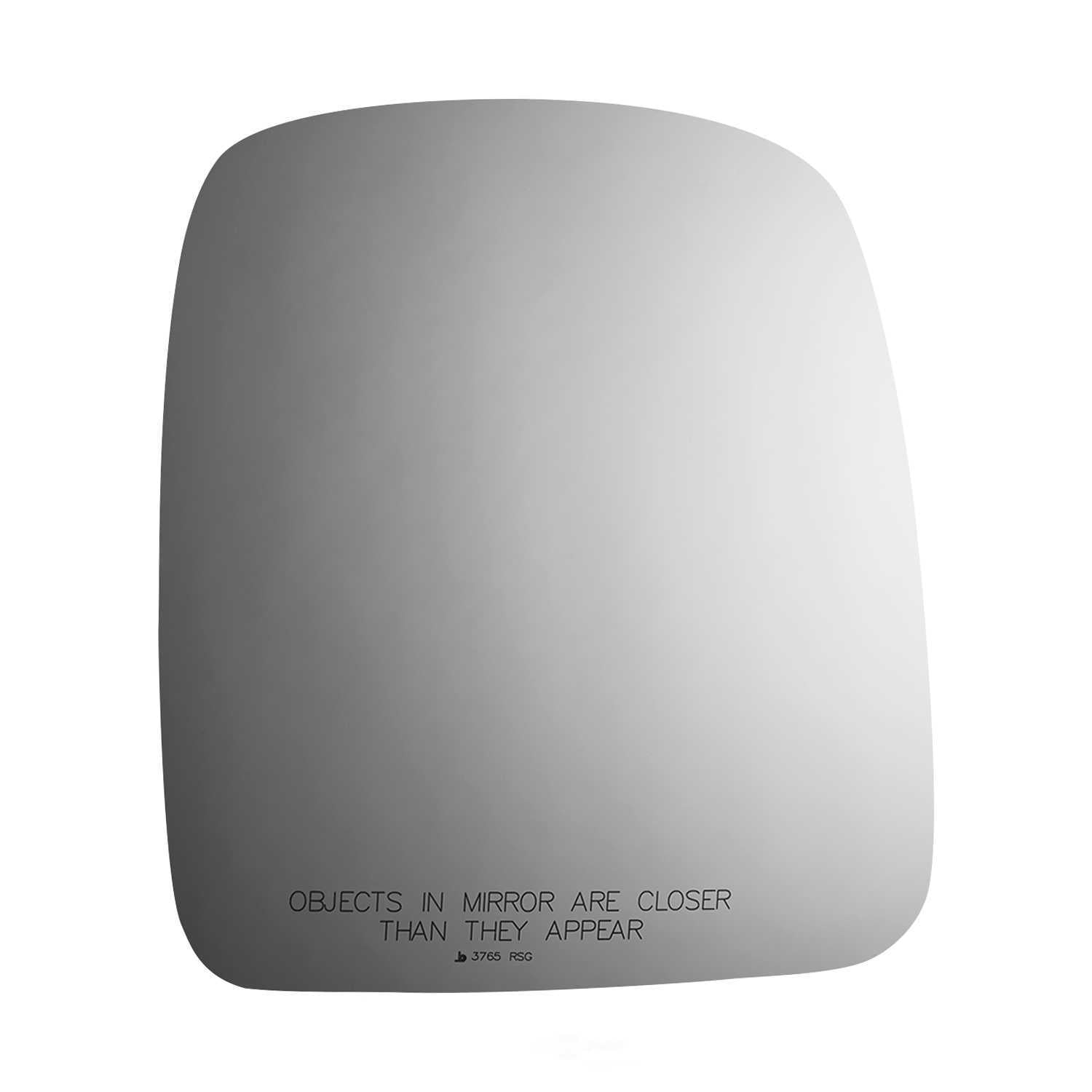 Burco Side View Mirror Replacement Glass with Motor Mount Plate - Clear Glass - 3765RSG