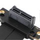 thumbnail image 2 of Câble d'extension PCIE 4.0 X1 double angle droit à 90 degrés pour carte son Wi-Fi 20 cm, 2 of 4