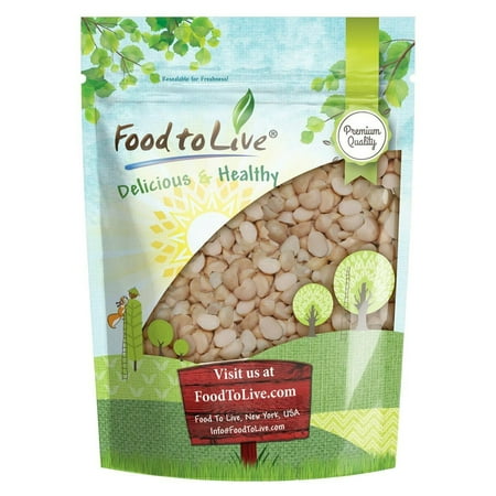 Macadamia Nut Pieces, 2 Pounds - Raw, Chopped, Unsalted, Unroasted, Kosher, Vegan, Bulk, Great for Baking - by Food to