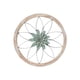 thumbnail image 3 of Decoración de pared de metal con flores, adorno decorativo moderno de pared, escultura de pared para el hogar Verde, 3 of 8