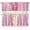 Pink Love Heart, variant on St. Patrick''s Day Kitchen Cafe Window Tier Curtains and Valance 3 Pieces Set Rod Pocket Window Valances Panel Privacy Short Drapes Treatment for Bedroom, Spring Decor