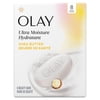 Olay Ultra Moisture Shea Butter Beauty Bar with Vitamin B3 and Moisturizers, 8 Count/ 3.75oz