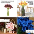 thumbnail image 3 of Efavormart 20 Pack 14" Tall Artificial Calla Lily Flowers Real Touch Single Stem Calla Lilies -  White, 3 of 10