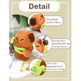 thumbnail image 7 of Capybara Plush Keychain Cute Capybara Stuffed Animal Soft Plush Key Chain Adults Christmas Birthday Gifts for Men Women, 7 of 7
