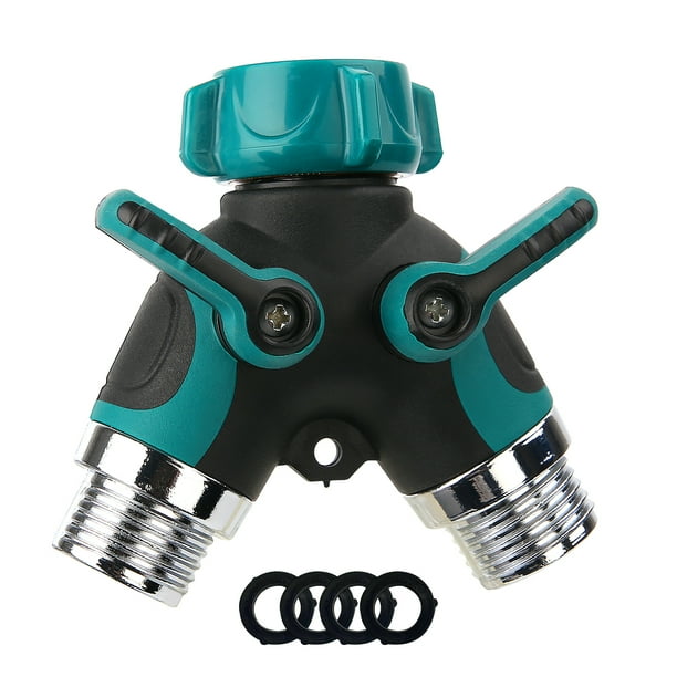 Solimeta 2 Way Water Splitter Heavy Duty, Water Faucet Splitter, Hose