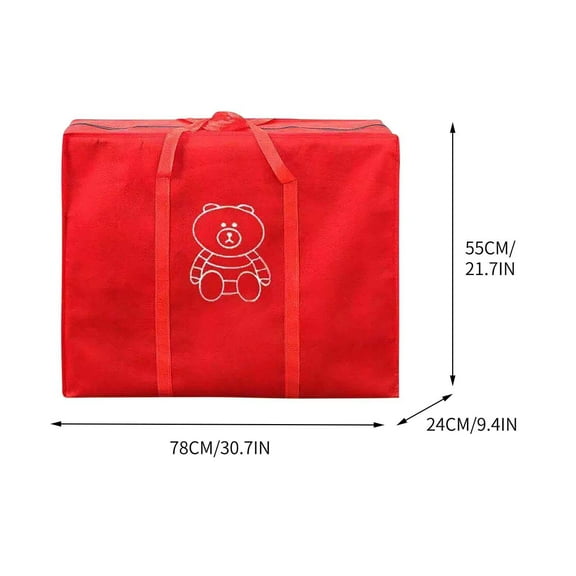 EUDIDV Extra-Large Extra Large Luggage Bag And Storage Bag For School Student Dormitories Clothing Cotton Quilt Bag For Moving Home Packing Bag Collapsible Storage Bag Roomy