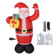 thumbnail image 2 of 1,8 M Padre Inflable Navidad, Luces LED Brillantes, Una Prueba De Agua IP44, Con Un Poderoso Soplador, Parques, Zoológicos, Eventos Al Aire Libre, Clubes, 2 of 7