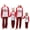 Red Baby, variant on Christmas Family Pajamas Matching Set, Long Sleeve Letters Print T-shirt with Plaid Pants Sleepwear Loungewear