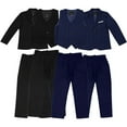 thumbnail image 7 of FLMEI Kids Teen Boy's Tuxedos Toddler 3Pcs Formal Suits Set Youth Slim Fit Suit for Weddings,Boys Dress Suits Boy Tuxedo Set for 5-16T, 7 of 7