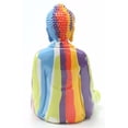 thumbnail image 3 of Feng Shui 10" Colorful Rainbow Meditating Buddha Figurine Statues Home Decor G16535, 3 of 4
