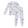 thumbnail image 1 of HNMKIU Outfit Sets for Girls Children's Long Sleeve Easter Printed Pajama Set With Top And Pants Loungewear, 1 of 3