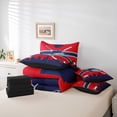 thumbnail image 5 of Twin Bed in a Bag Ice Hockey Comforter Set with Sheets 7-Pieces All Season Hockey Bedding Sets with Comforter, Pillow Sham, Flat Sheet, Fitted Sheet and Pillowcase,Columbus, 5 of 5