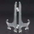 thumbnail image 6 of 36Pcs/Set Clear Plastic Easels Plate Holders Display Dish Rack Picture Frame Photo Book Pedestal Holder Display Stand, 6 of 6