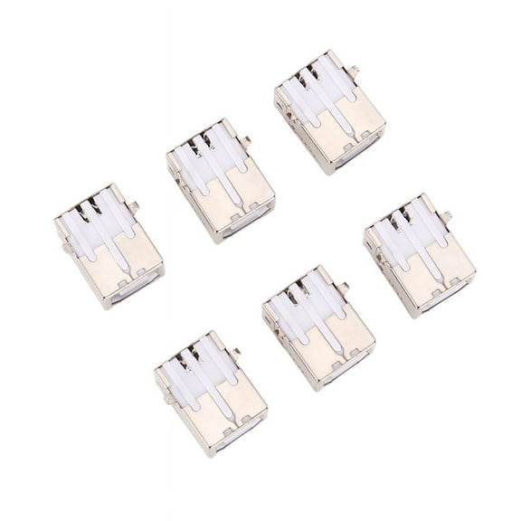 Lot of 6pcs Replacement USB Connector socket Type B Female Right Angle