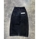 thumbnail image 4 of Pantalones vaqueros unisex de cintura alta lavados con estampado de bolsillos estilo retro, rectos, holgados, negros, estéticos de calle, Y2K, estilo Harajuku y hip hop, 4 of 5
