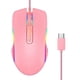 thumbnail image 2 of Ergonomic USB-C Mouse With RGB Lighting For Women And Gamers Suitable For Gaming And Office Work In Pink Color 1Pcs, 2 of 3