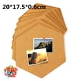 thumbnail image 5 of YIEMEEN 8pcs/set Cork Wood Board Self Adhesive DIY Office Bulletin Notice Message Boards, 5 of 9