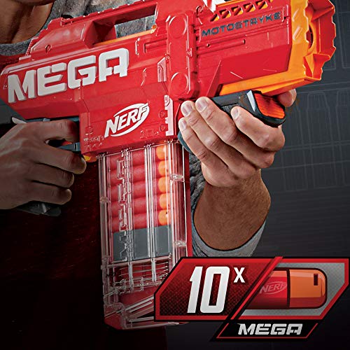 Nerf Mega Motostryke Kids Toy Blasters with 10 Darts - image 4 of 10