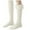White, variant on GDREDA Women's Autumn Winter Over The Knee Socks Long Socks Plus Velvet Thick Warm High Tube Knee High Socks Tights Ladies Tight Clothes for Women Stockings Opaque Thigh Highs Ling