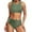 Army Green, variant on Bathing Suits for Women Two Piece Swimsuit for Women Women High Waisted Bikini Push Up Two Piece Swimsuits