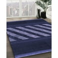 thumbnail image 3 of Ahgly Company Machine Washable Indoor Rectangle Transitional Night Blue Area Rugs, 2' x 4', 3 of 7