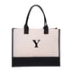thumbnail image 1 of Canvas Tote Bag with Adjustable Strap and Zippered Makeup Pouch, 1 of 3
