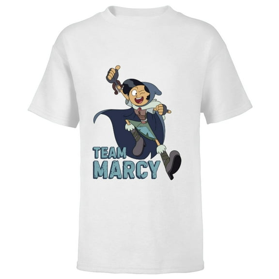 Disney Channel Amphibia Team Marcy - Short Sleeve T-Shirt for Kids – Customized-White