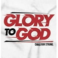 thumbnail image 2 of Glory to God Jesus Christ Faithful Unisex Fleece Graphic Zip Up Hoodie Brisco Brands 4X, 2 of 5
