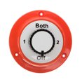 thumbnail image 1 of Attwood Marine Battery Disconnect Switch 14230-3 Used For Protection Against Theft; 6 Volt DC/12 Volt DC; Single Pole Triple Throw Switch; 5-1/2 Inch Base Diameter, 1 of 6