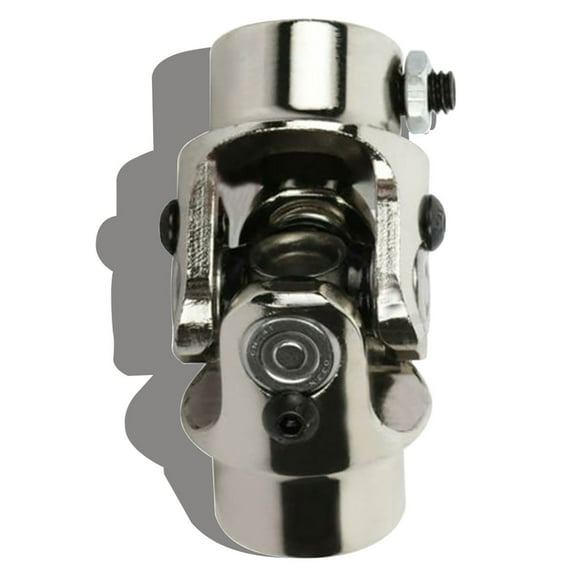 LABLT Stainless Steel Single Universal Steering Chrome U-Joint Shaft 3/4" DD X 3/4" DD Car