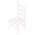 thumbnail image 1 of Miniature Rocking Chair, 1:12 1/12 Rocking Chair European Style  For Wedding Scene For Dollhouse, 1 of 8