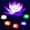 Green, variant on PLPPYFS 2 Pack Floating LED Lotus Flower Pond Lights, Color Changing Waterproof Plastic Floating Lily Lamp, Romc Water Light for Swimming Pool Garden Outdoor Water Surface Decor (7 in)