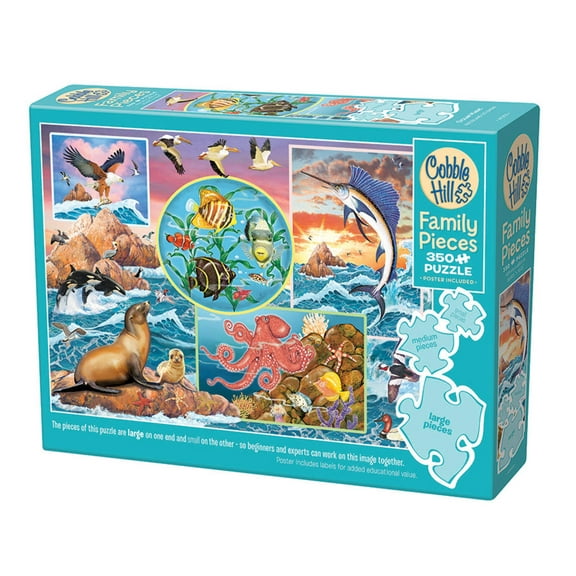 Ocean Magic 350-Piece Family Puzzle