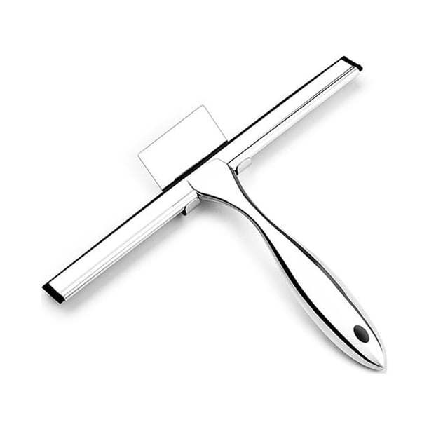 SetSail Escurridor de ducha para puertas de vidrio, escurridor de acero inoxidable para puerta de vidrio de ducha, escurridor de ventana para limpiador de ventanas, herramienta escurridor para ba
