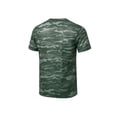 thumbnail image 3 of Men's Quick Dry Sweat Wicking Stretch Short Sleeve T-Shirt UV Protection Workout Running Hiking Tee, 3 of 3