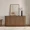 Walnut, variant on LKTART 64" Buffet Cabinet with Storage, Modern Fluted Accent Sideboard Media Console Credenza with Adjustable Shelves Pressed Spring for Kitchen Living Room,31.5" H (Rock Grey)