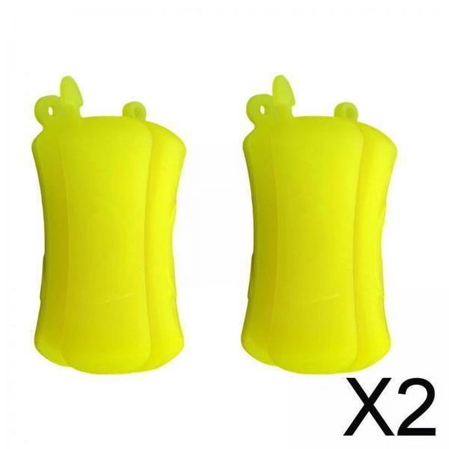2x Caña de Pescar Fija Bola Fijación Clip de Encuadernación Soporte de Caña de Pescar Clip de Poste Flexible Elástico Cómodo Conectores de Tubo de Pes 2 piezas