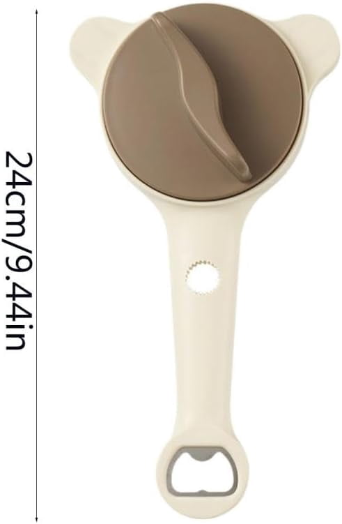 4 In 1 Multi-Purpose Jar Opener, 2026 Adjustable Stainless Steel Lid Opener with Non-Slip Long Handle for Jars Bottles Cans